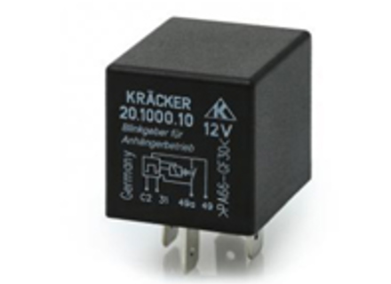 Flasher relay. Porsche 928 / 944 / 968 - 92861513100, 4DM 003 360-021, 4DM003360021, 4DM 003 360-027, 4DM003360027, 4DB 001 887-041, 4DB001887041 - V15-71-0023