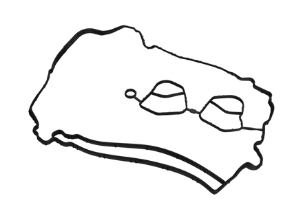 Cilinderkopdeksel pakking. Porsche 982 Boxster / 982C Cayman - 9A210557000, 9A210558000, 9A210557001, 9A210558001, 816.750, 816.760