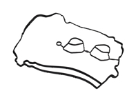 Cylinder head cover gasket. Porsche 982 Boxster / 982C Cayman - 9A210557000, 9A210558000, 9A210557001, 9A210558001, 816.750, 816.760