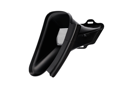 后部 1/4 面板空气管道/防护格栅框架。保时捷 718 (982) Boxster / Cayman - 982815265BOK1, 982815265COK1, 982815266BOK1, 982815266COK1