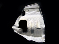 Rear muffler heat shield. Porsche 970 Panamera >>2013 - 97050455702, 97050455802 Rear muffler heat shield. Porsche 970 Panamera >>2013 - 97050455702, 97050455802