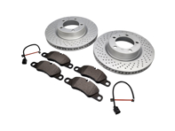 FRONT Brake Pads and Brake Disc Package Porsche 991 3.4L - 99735140101, 99735140201, 98135193904