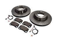 Pack Plaquettes et Disques de Frein ARRIERE Porsche 997 3.6L C2