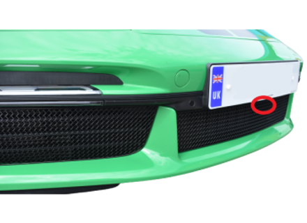 Front Bumper stainless steel front grille set ZunSport. Porsche 992 Turbo / Turbo S FDC - ZPR92820, ZPR92820B, ZPR92820, ZPR92820B