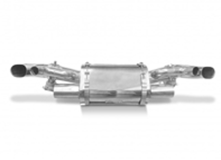 Sportuitlaatdemper met katalysator verwijder pijpen Porsche 992 Carrera en Carrera S