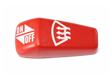 Bouton du levier de commande de chauffage. Porsche 911 1978-89 - 91142479203, 91142479202, 91142479201 - 7110-10, 1688000900, HOT11.1.120