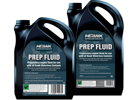 Hawk Prep Fluid - Lavaggio motore senza acqua - 00004330515 - EPF18002L, EPF18005L, EPF18025L