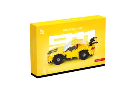 Plus-Plus Porsche 911 GT3 RS Construction Set, Racing Yellow. - WAP0400060SGT3