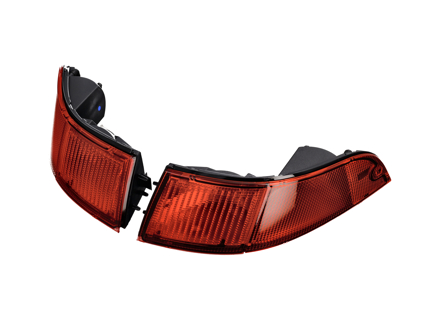 Knipperlichtunits achterzijde, Rode lens. Porsche 993 Set van 2 (ref: 99363140301, 99363140401) - 99363140301, 99363140401