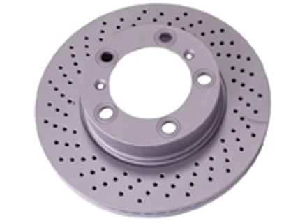 Brake disc rotor, Front. Standard Coat Z. Porsche 987 (98735140101 and 98735140201) - 98735140101, 98735140201, 460.1568.20, 460.1569.20 - 460.1568.20, 460.1569.20