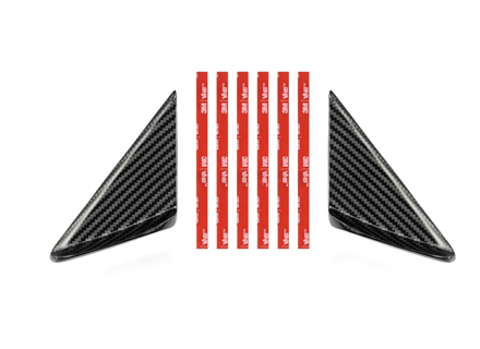 Set windgeleiders van koolstofvezel tegen schokken. Porsche 991 GT3 / GT3 RS