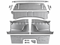 KIT PARTE ASIENTO TRASERO PORSCHE 911 1965-68 901 CAJA DE CAMBIOS SWB - 90150107101, 91150199200, 91150199300, 91151203560, 91150195050, 90150208100, 91150100020, 90150108125, 90150308140, 90150177000, 90150177100, 1680250310