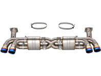 Titanium exhaust VALVETRONIC system with titanium tips for Porsche 991.1 Turbo - DesignTek - 3606009120, 55-PS124-T, 99111173170, 99111173171 Titanium exhaust VALVETRONIC system with titanium tips for Porsche 991.1 Turbo - DesignTek - 3606009120, 55-PS124-T, 99111173170, 99111173171