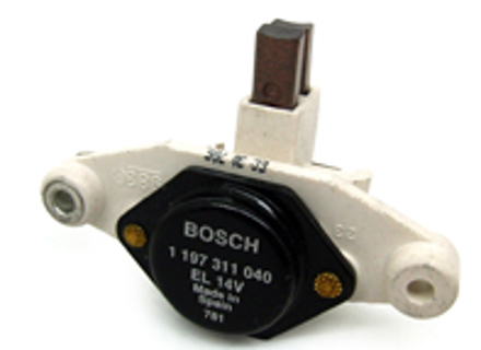 Voltage regulator for alternator. Porsche 911 1969-73 / 914 >>1971 - 92860314200, 92860314200, 96460314100, 5DR 004 242-061, 5DR004242061, 92860314201
