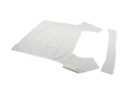 Kit ciel de pavillon BLANC (sans toit ouvrant). Porsche 356 A/B/C COUPÉ - 64455550100, 64455550100WHT - PR00120020, 1689500910