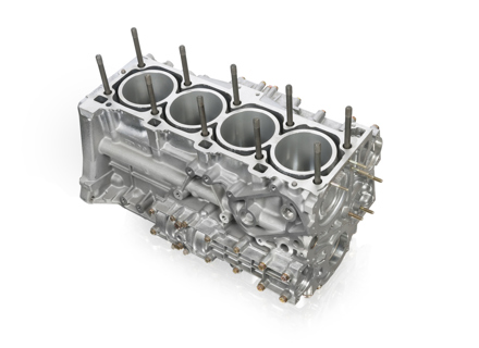 Crankcase without pistons. Porsche 968 3.0L - 94410096300