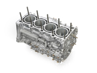 Crankcase without pistons. Porsche 968 3.0L - 94410096300 Crankcase without pistons. Porsche 968 3.0L - 94410096300