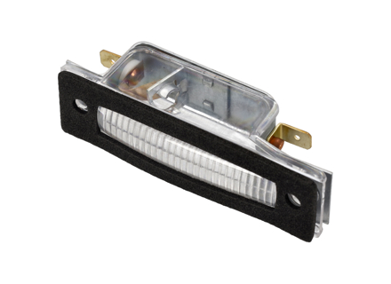Nummerbord licht. Porsche 911/912 66-73 / 924/944 - 90163160101, 90163160100, 477943021A, 477943023 - 1695600100, URO-008405