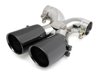 Exhaust Tail Pipe Black Chrome. Porsche 981 Boxster Spyder / 981C Cayman GT4 - 98111136160, 98111136161 Exhaust Tail Pipe Black Chrome. Porsche 981 Boxster Spyder / 981C Cayman GT4 - 98111136160, 98111136161