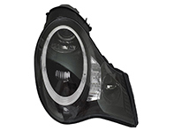 HEADLAMPS RHD (H7 Halogen) W/ DTR Ring + LED Indicator + LED Built-In Projector Foglamp Shiny-Black (PAIR) - 996631065, 996631066 - DP-2018-BA2 HEADLAMPS RHD (H7 Halogen) W/ DTR Ring + LED Indicator + LED Built-In Projector Foglamp Shiny-Black (PAIR) - 996631065, 996631066 - DP-2018-BA2