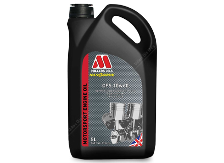 Millers CFS 10W60 NT+ Motorsport motorolie volledig synthetisch 5L 7965GMS - 7956JMP, 7956, 7956GM, 7956GMS, 10w/60