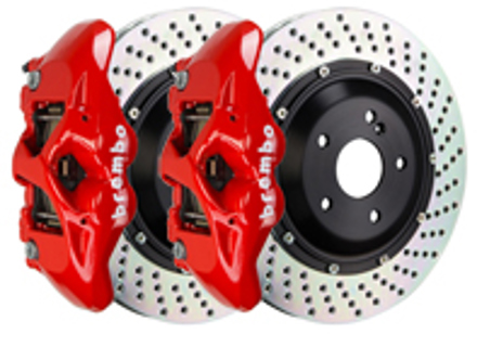 Brembo GT Big-remkit (achter). Porsche - Maat remschijf: 380x28 - 2S19006A, 2S19006A1, 2S19006A2, 2S19006A3