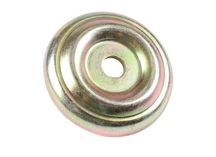 Rondella per supporto in gomma, cambio, inferiore, in acciaio zincato. Porsche 914 - 91437523700 - 1632450100