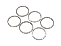 Exhaust seal ring for heat exchangers. (set of 6) Porsche 964 / 993 - 99311119500, 71-24953-30, 712495330 - 416-506 Exhaust seal ring for heat exchangers. (set of 6) Porsche 964 / 993 - 99311119500, 71-24953-30, 712495330 - 416-506