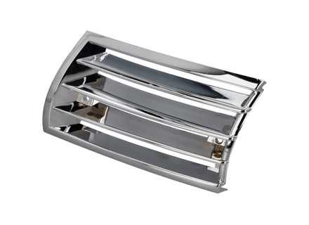 Rejilla de bocina plástica en acabado Cromo. Porsche 911/912 69-73 - 90155943127, 90155943227 - PS5221C, PS5222C, 9112743-02, 911274-02, 1684500476, 1684500486