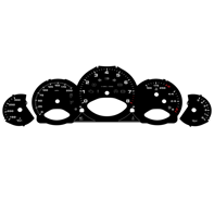Instrument face set, manual - MPH. Porsche 997.2 - 9764121004 - F9764121004MPS