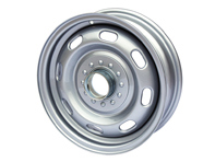 Jante 15' 5.5J Acier 'Knock off', Finition Peinte Porsche 356