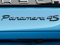 'PANAMERA 4S' Rear Badge, in Black. Porsche 971 Panamera 2017>> - 971044880041 'PANAMERA 4S' Rear Badge, in Black. Porsche 971 Panamera 2017>> - 971044880041