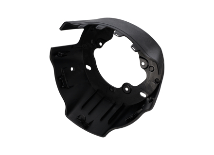 Steering wheel back cover, Black. Porsche 958 - 95B419798D5Q0, 95B419798D