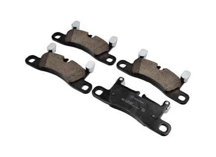 Brake pads, Rear. Porsche 958 Cayenne Turbo - 95835293950, 958698451B - P65030