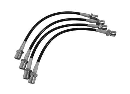 Braided Brake Line Set. Porsche 987 / 981 / 718 Boxster / Cayman - 99635513901, 99635513903, 99635513904, 98735513700, 98735563700, 98735563701, 98735563702, 97035513700, 97035513701, 9A761177500, 9Y0611775, 99135513701 - 9M878118