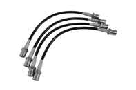 Braided Brake Line Set. Porsche 987 / 981 / 718 Boxster / Cayman - 99635513901, 99635513903, 99635513904, 98735513700, 98735563700, 98735563701, 98735563702, 97035513700, 97035513701, 9A761177500, 9Y0611775, 99135513701 - 9M878118