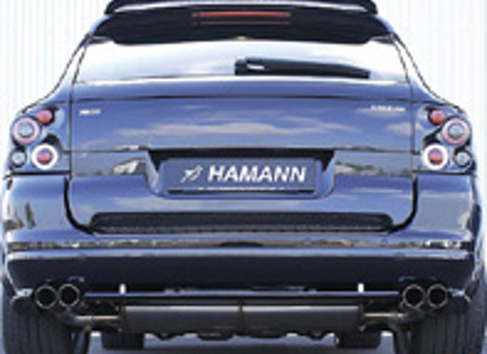 Pannello terminale della grembialatura posteriore con diffusore integrato. Hamann per Caienna