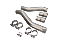 Raccordo Scarico Akrapovic Versione S (Titanio). Porsche 958 Cayenne S ibrida