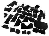 Complete interior carpet set for Porsche 911 83-84 Cabriolet RHD Complete interior carpet set for Porsche 911 83-84 Cabriolet RHD