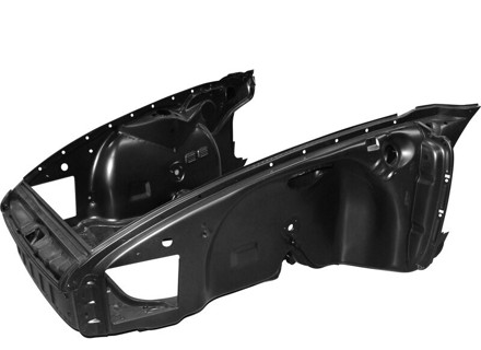 Body Front section, F model LWB. Porsche 911 69-73 - 1680501400, 591020, 91150100523, 91150100524 - DAN50100523, DAN50100524, 1680501400