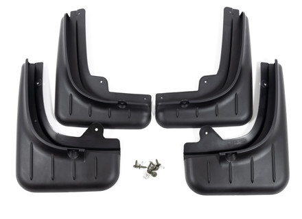 Mud flap kit front and rear. Porsche 958 Cayenne