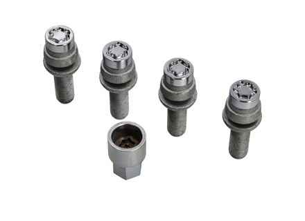 Kit bulloni bloccaggio ruota per Porsche 991 / 997 / 996 / Boxster / Cayman / Macan - 28044