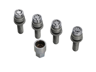 Kit vis de roue antivol pour Porsche 991 / 997 / 996 / Boxster / Cayman / Macan - 28044