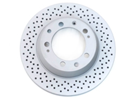 Remschijfrotor, Achter. Standard Coat Z. Porsche 993 (OE Part No 99335204102) - 460.1522.20, 99335204102 - 460.1522.20