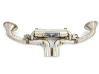 Exhaust sport valvetronic silencer in Titanium for Porsche 992 GT3 - Designtek - 9GT251052F, 9GT251052D, 9GT251052H Exhaust sport valvetronic silencer in Titanium for Porsche 992 GT3 - Designtek - 9GT251052F, 9GT251052D, 9GT251052H
