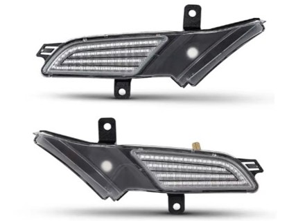Side repeaters LED with clear lens. Porsche Cayenne 957 - 95563103500, 95563103600, 95563103501, 95563103601, 958949101, 958949102