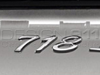'718' Badge for Porsche 718 Boxster - 98155924301 '718' Badge for Porsche 718 Boxster - 98155924301