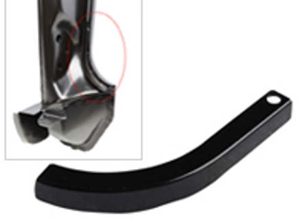 Türscharniersäule (A-Säule) Reparaturstück. Porsche 911 / 964 / 993 - 90150130520, 90150130620, 90150130520GRV, 90150130620GRV, 1681900880, 1681900870, 91150103900, 91150104000, 91150103902, 91150104002, 99350203900GRV, 99350204000GRV