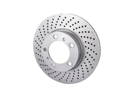 前制动盘转子。保时捷 981 Boxster 2.7L / 981C Cayman 2.7L（原厂零件编号 98135140101/98135140201） - 98135140101, 98135140201, 18393, 18394