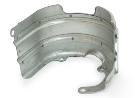 Hitteschild voor turbolader. Porsche 996Turbo - 99612321575, 99612321674